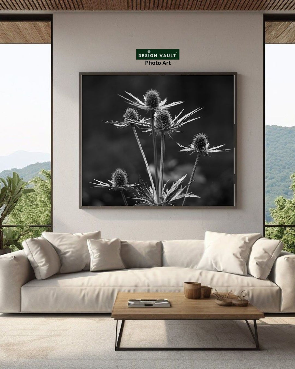 THISTLE GEOMETRY BLACK WHITE MUMBAI